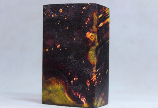 Stabilized Maple Burl Wood Mod Block